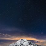 volcan chimborazo noche estrellada ecuador stockipic